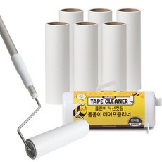 Nature Living Clean B 斜切式滾筒除塵黏把 推桿型 主體 + 補充包 7入, 1套