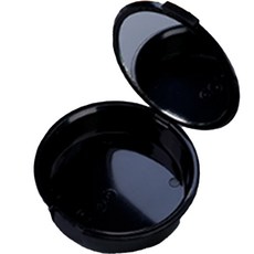 City 附鏡子維持器收納盒 黑色, 1個, 1入