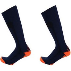 SNF 컬러풀 Performance 축구양말 2켤레 세트, 05(네이비 + 주황, 네이비 + 주황), 1개