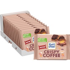 Ritter SPORT 脆心咖啡巧克力, 100g, 11包