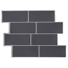 예쏘데코 3D 에폭시 입체 타일 시트지 10p, 09 유광 그레이