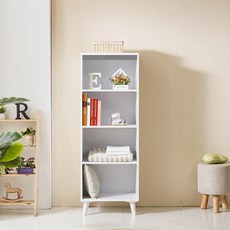 라온퍼니쳐 어도러블 510 4단 선반장 방문설치, 그레이