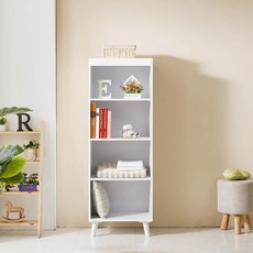 라온퍼니쳐 어도러블 510 4단 선반장 방문설치, 화이트