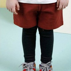 JELISPOON 童款休閒時尚假兩件打底褲