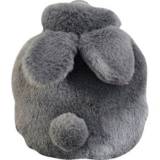 生活禮讚 兔子熱水袋 深灰色 圓形 300ml, 1個