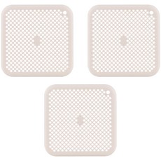 FLaiTO 矽膠排水孔蓋, 象牙白, 3入