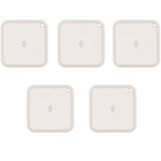 FLaiTO 矽膠排水孔蓋, 象牙白, 5個