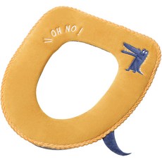 Artihome Dino Ono 手柄馬桶蓋, 黃色, 1個