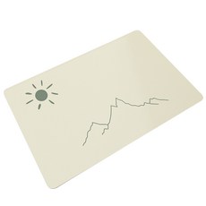 P31 防滑簡約地墊, 5 混合顏色, 1個