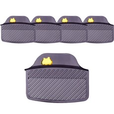 프렌치코다 호텔식 위생 변기 커버 손잡이 블랙, 5개