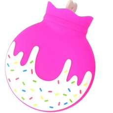 Love Life矽膠熱水袋+蒸熱包粉色, 1套