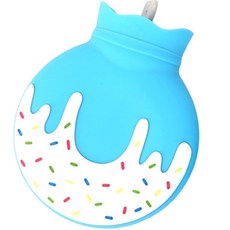 Love Life矽膠熱水袋+熱敷熱敷包藍色, 1套