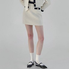 아틀리에나인 제니 트위드 셋업 미니 스커트 SK-4757