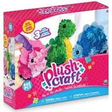 ORB 絨毛工藝 娃娃製作 迷你恐龍 3種, 1套, 混合顏色