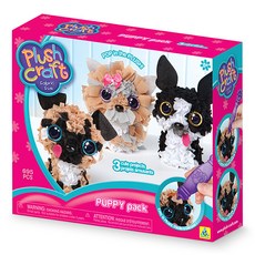 ORB 毛絨手作娃娃製作組 迷你小狗 3款, 1套, 混合色