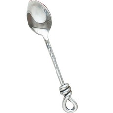 Arbol Grande 西部餐具甜點勺, 1個, 酒窩圖案