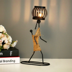 Huni Market 鐵製燭台 E, 混合色