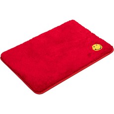 VIVIERA 微笑吸水浴室廚房居家地墊, 紅色, 1個