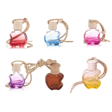 Salz 蘋果色擴散器空瓶 6 件套, 10ml, 紅色/藍色/玫粉色/紫色/棕色/黃色