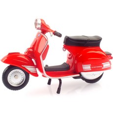 Replicas 1:18 1976 Vespa 200 RALLY 摩托車模型 MSZ927499RE, 紅色