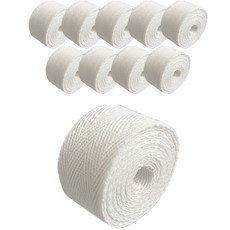 純棉織帶 25mm x 90cm, 10個, 白色