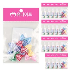 Uniart 格紋蝴蝶結 S號 9件裝, 混色, 20個