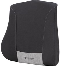 MEURSAULT Alpha Alcantara 端正姿勢記憶棉背靠墊, 鑽石黑