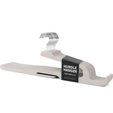 協作空間1秒清理防滑褲架中號, 10個, 米色