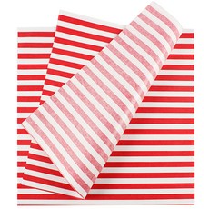 The Pack Company 防油紙 紅線 33 x 33 cm, 1套, 1000個