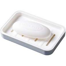 沈老闆家居 基本款浴室廁所肥皂架, 白色, 1個