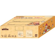 LiLFANT 跑跑薑餅人 便利多用途雙層夾鏈袋 S 20入 + M 20入 套組, 1套, 混合