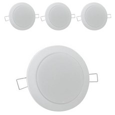 15W KS인증 주광색 고급형 LED 매입등, 화이트, 4개