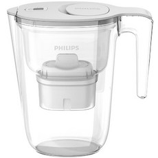 PHILIPS 飛利浦 濾水壺 簡易濾水器 主機 2.6L 白色 + 濾芯 AWP2933, AWP2933WHT