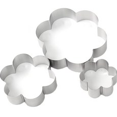 Home Baking Sten 慕斯環花 3 件套, 1套