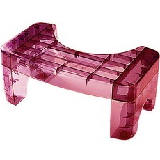 클레어라 화장실 변기 발받침 디딤대 보조 발판 40 x 22 x 17.5 cm, 1개, 레드