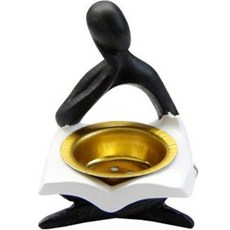 P31 抽象人物線香座, 黑色