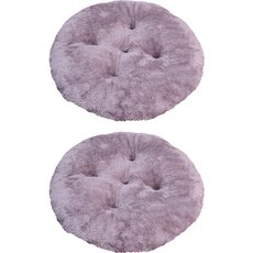 Market Pio 暖色柔軟天鵝絨圓形坐墊 2入