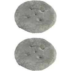 마켓피오 따뜻한 소프트 컬러 벨벳 쿠션 방석 원형 2p