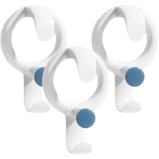 제이포 컬러 써클 다용도 대야 걸이 거치대, 블루, 3개