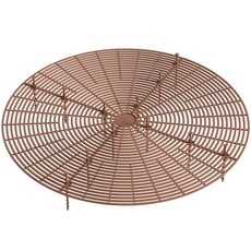 圓形花盆土壤防塵支架 L號 棕色, 1個