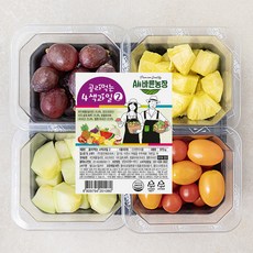All 바른농장 골라먹는 4색과일 2, 970g, 1팩