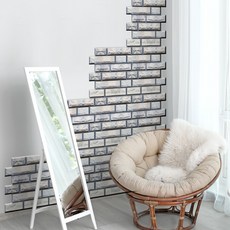 心動市集 自黏式磚紋牆壁軟墊 DIY室內裝潢 30 x 30 cm, 01 A款537, 5個