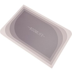 위더홈 심플 컬러 샤워부스 매트 S 60 x 40 cm, 퍼플, 1개