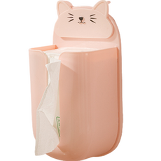 다사닷컴 욕실 화장실 화장지 타월 상자, 1개, 핑크