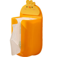 다사닷컴 욕실 화장실 화장지 타월 상자, 1개, 오렌지