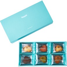 愛心造型餅乾 6款 各3入, 造型餅乾 6種, 1組