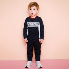JELISPOON 童款長袖Extreme印花運動服套裝
