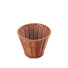 That's That Kitchen 藤編圓筒深籃, 1個, 棕色