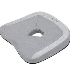 MEURSAULT Alpha Alcantara 矯正坐姿記憶棉坐墊, 鉑金銀