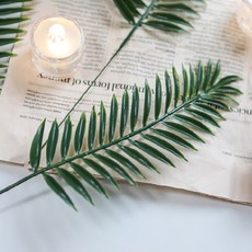 宛如昨日 迷你蘇鐵人造花叢 客廳房間室內裝飾品 10入 13, 單一顏色